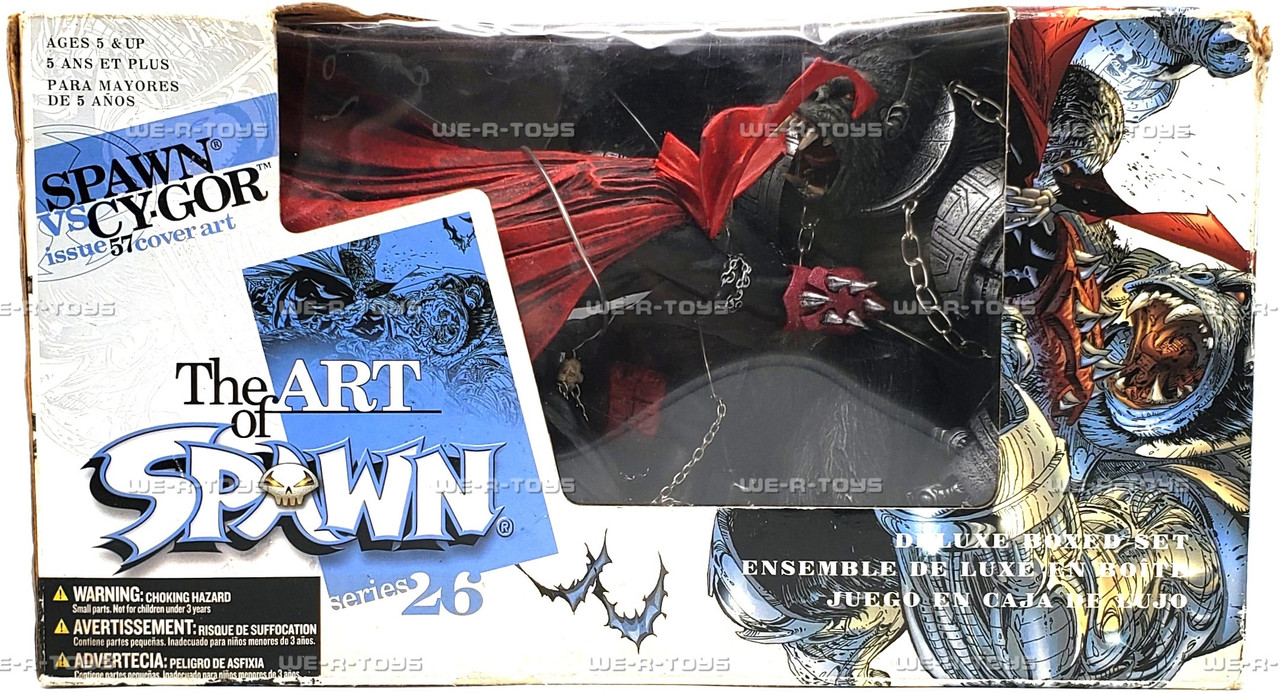SPAWN シリーズ26 SPAWN vs CY-GOR The Art of Spawn Series 26 Spawn vs Cy-Gor Deluxe Boxed Set 2004
