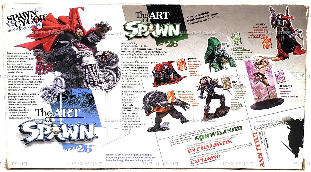 The Art of Spawn Series 26 Spawn vs Cy-Gor Deluxe Boxed Set 2004