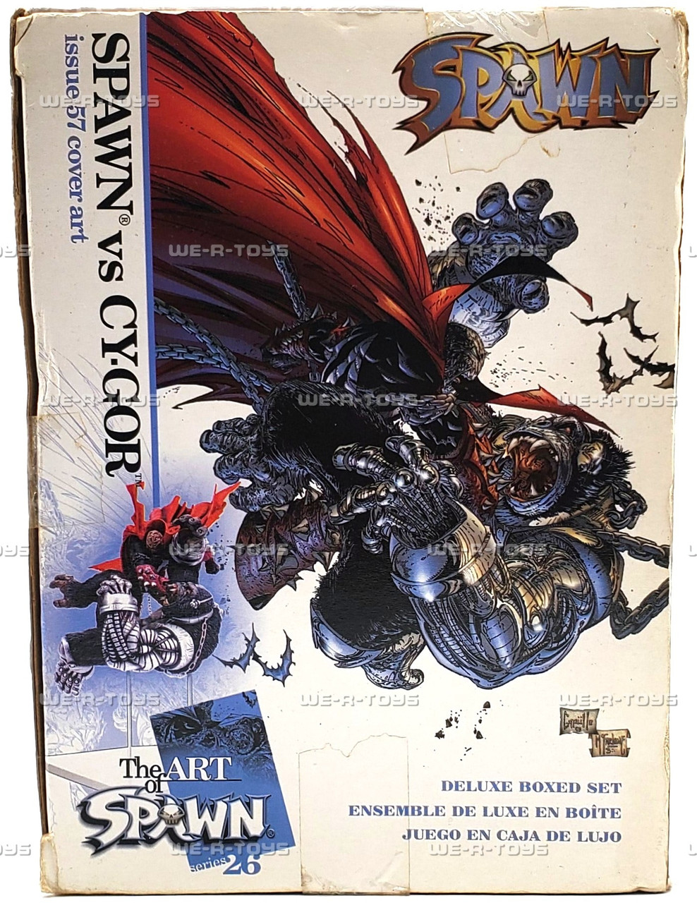 The Art of Spawn Series 26 Spawn vs Cy-Gor Deluxe Boxed Set 2004