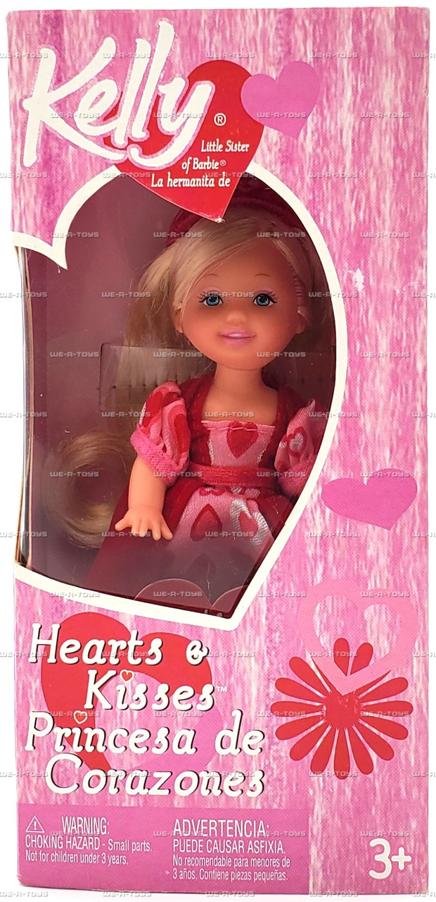 Barbie Hearts and Kisses Kelly Doll Little Sister of Barbie 2004