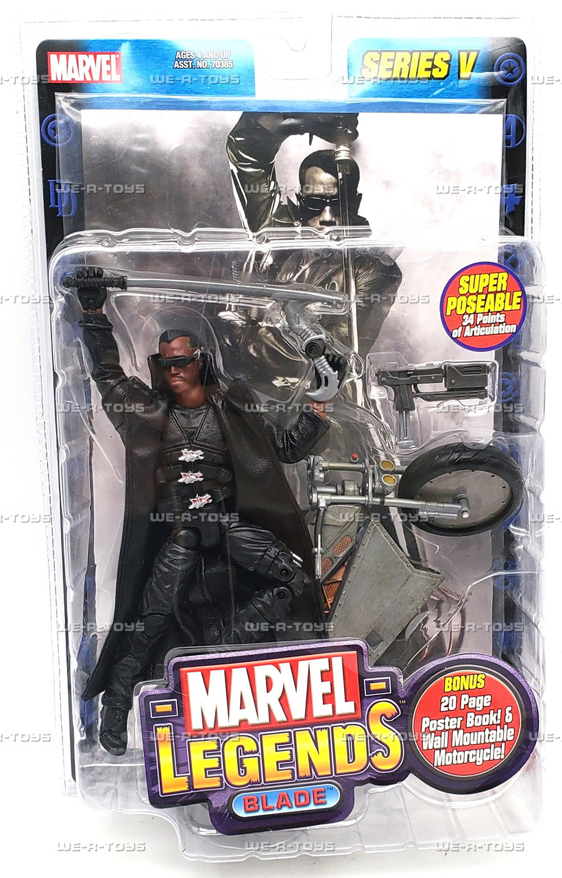Marvel Legends Series 5 Blade Poseable Action Figure 2003 Toy Biz