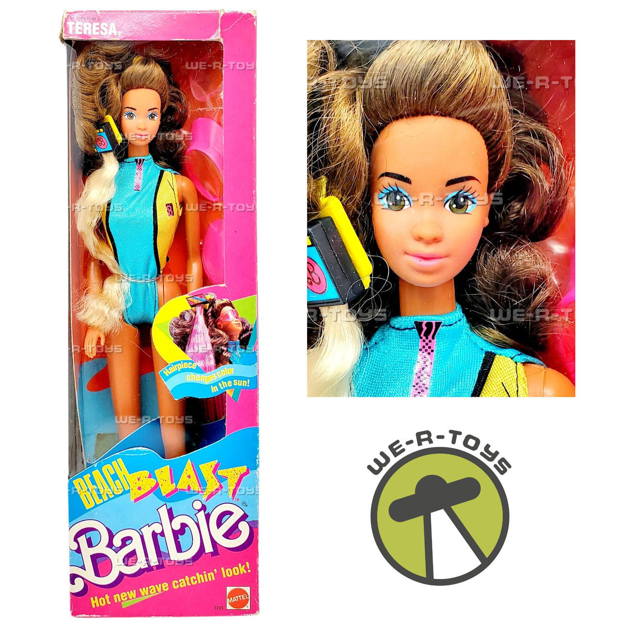 Barbie Beach Blast Teresa Doll 1988 Mattel 3249 - We-R-Toys