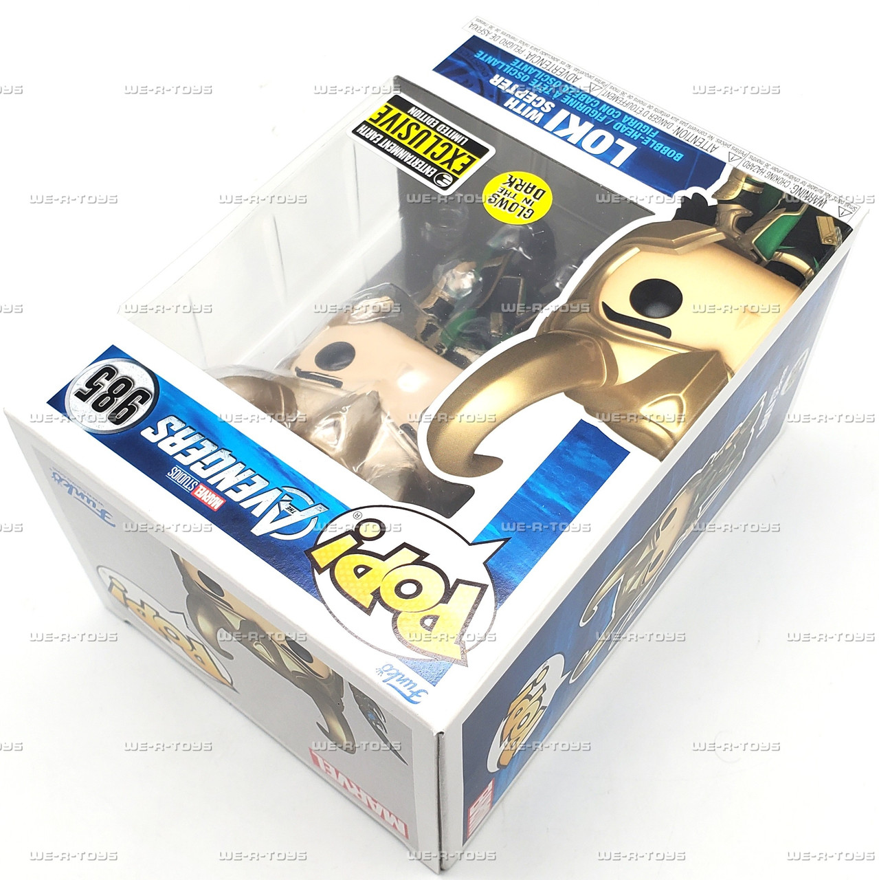 Loki's Scepter Pop Figure Loki Marvel: Avengers Loki with Scepter