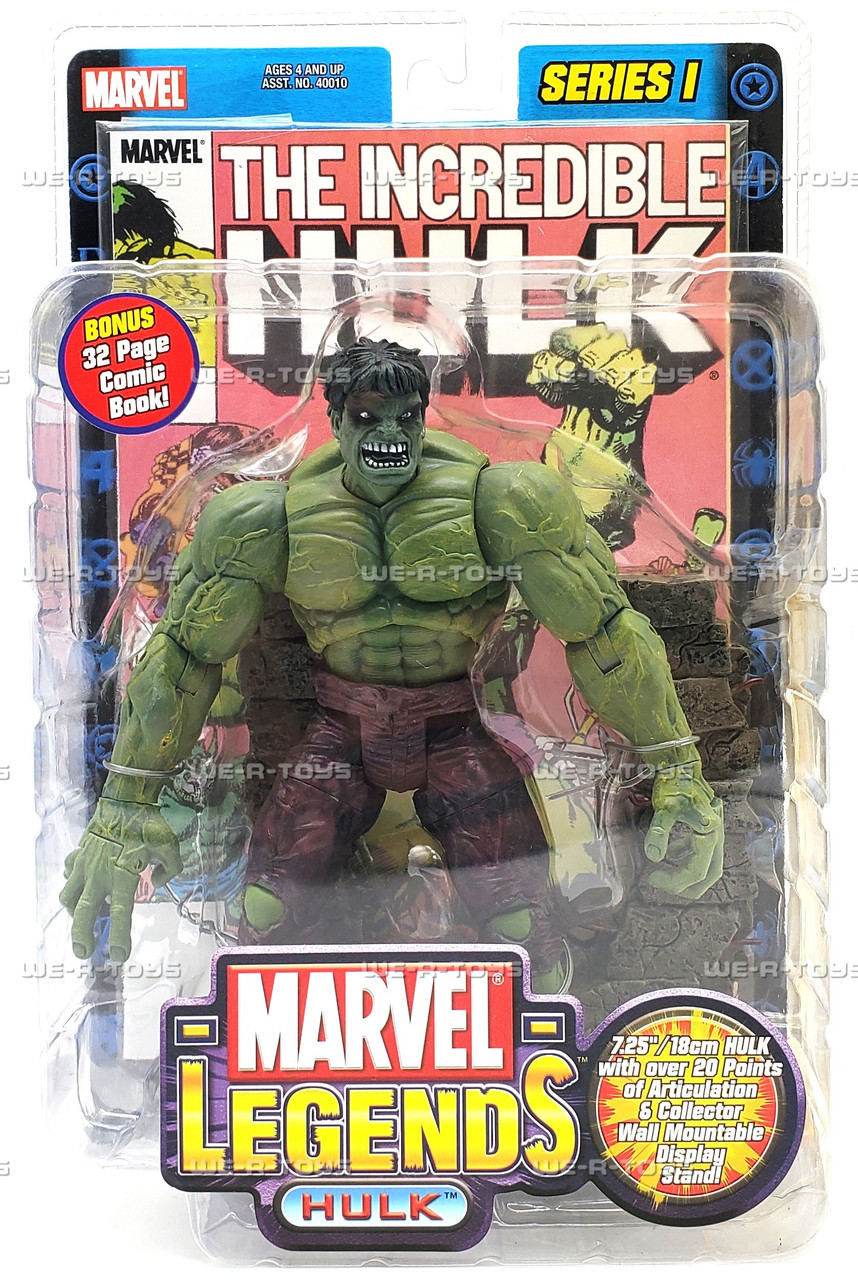 Marvel Legends Series I Hulk Action Figure 2002 Toy Biz #40011
