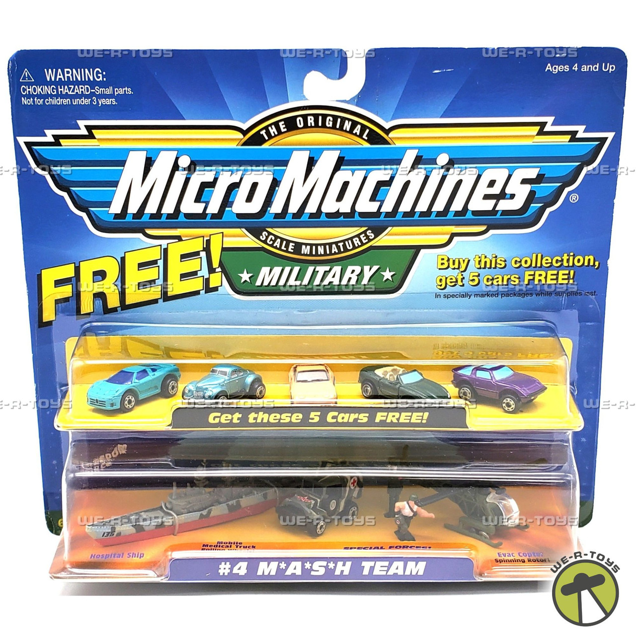 Micro Machines Military #4 M A S H Team Figures & Vehicles 1998
