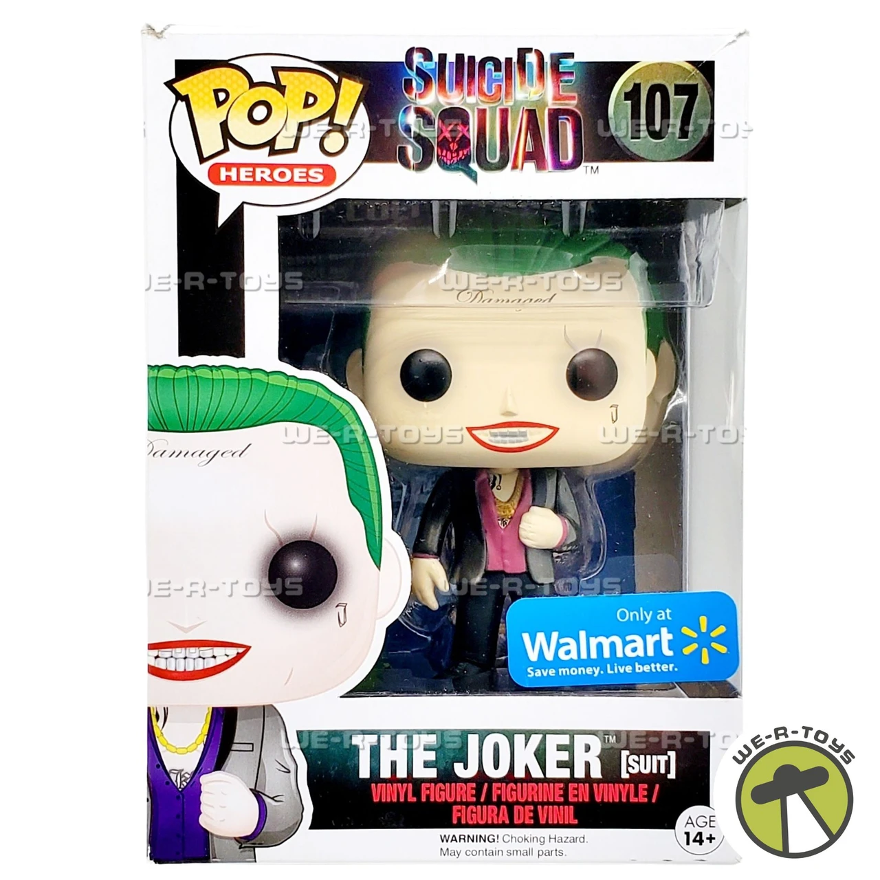 Funko POP Heroes Suicide Squad The Joker in Suit 107 Vinyl Figure 