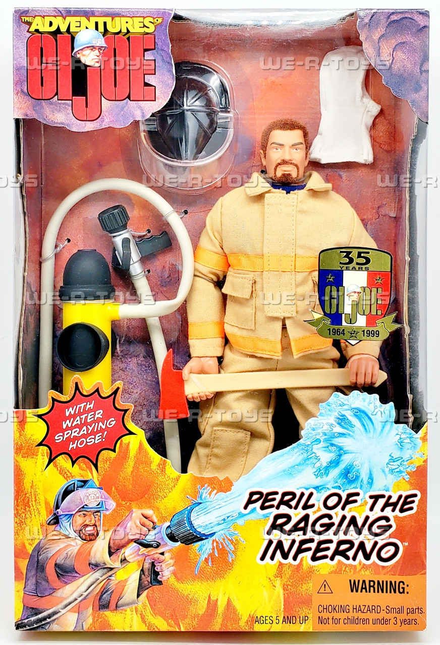 GI Joe アクションソルジャー　フィギュア　火炎放射器　レトロ Adventures of G.I. Joe Series Peril of The Raging Inferno Action