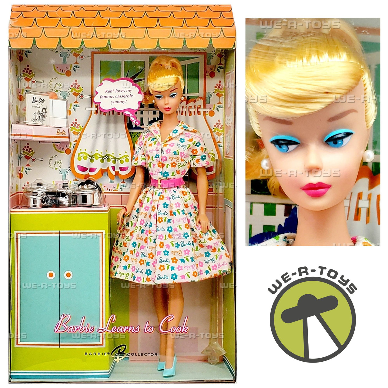 Barbie Learns To Cook Gold Label Blonde Doll 2006 Mattel K9141