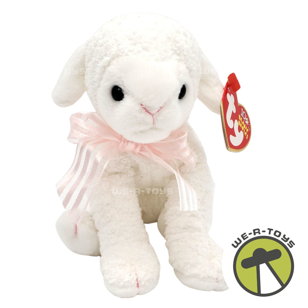 Ty Beanie Babies Lullaby the Lamb Easter Plush 2002 - We-R-Toys