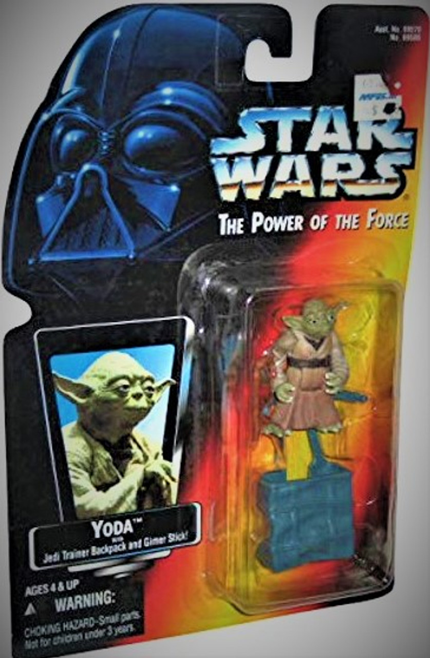 Star Wars Power of the Force Yoda Red Card Action Figure