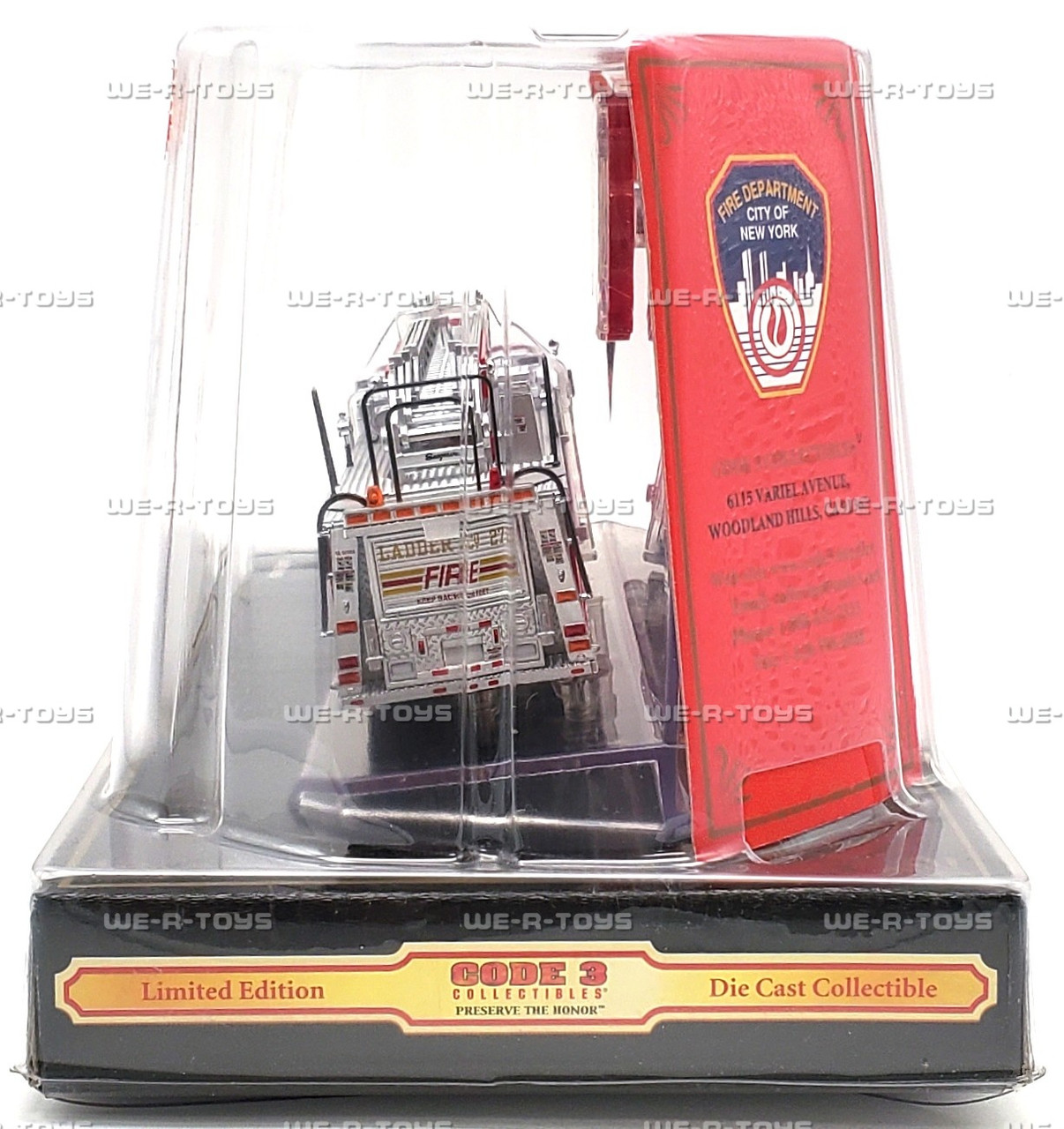 ykbd/190827/p120/Y/3★FMレコパル 不揃い40冊 西版・東版 1974～1979年 Code 3 FDNY Seagrave Rear Mount Ladder L-27 Truck 2003 Limited