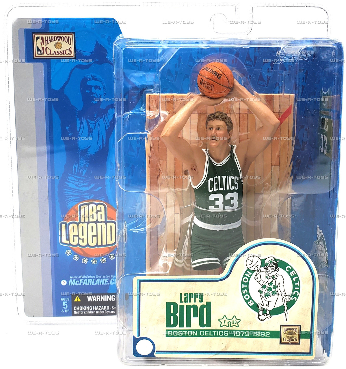 NBA Legends Larry Bird Boston Celtics Action Figure 2005 McFarlane