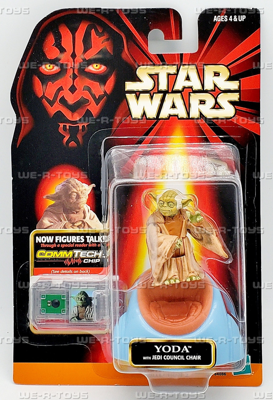 Star Wars Episode I Yoda with Jedi Council Chair Action Star Wars Episode I Yoda with Jedi Council Chair Action