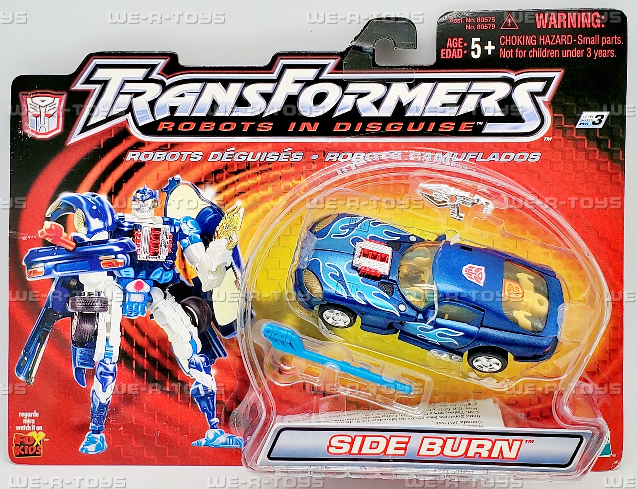 Transformers Robots In Disguise Deluxe Side Burn Action