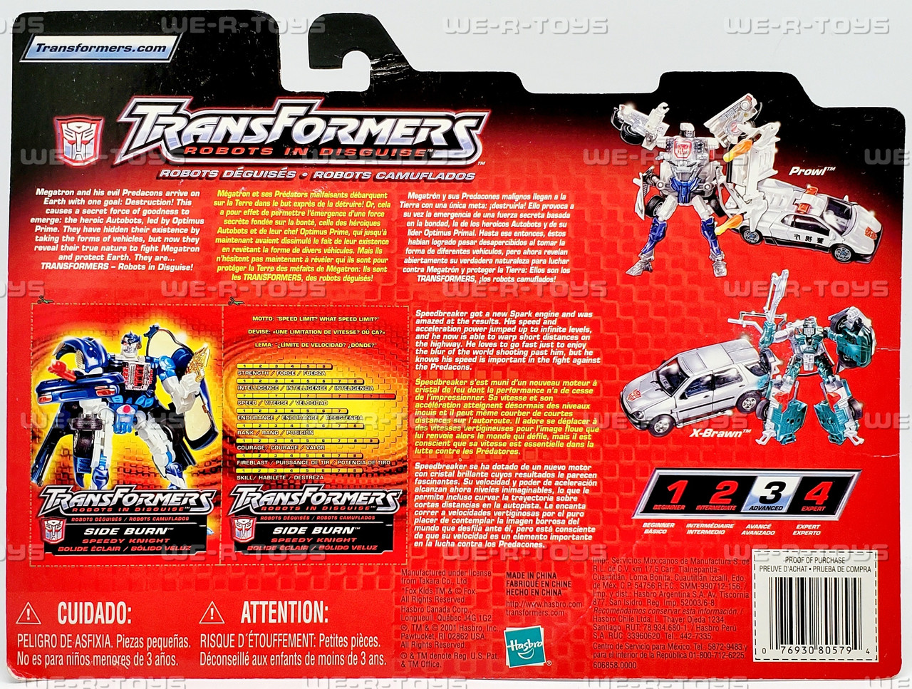 Transformers Robots In Disguise Deluxe Side Burn Action Figure