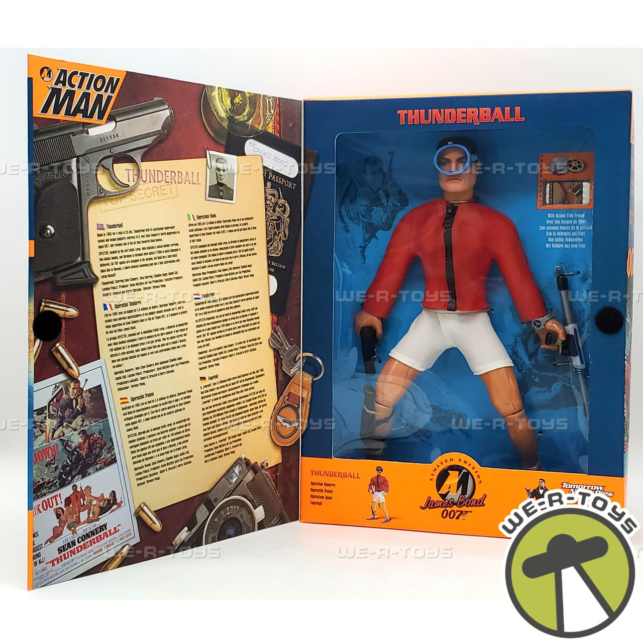 Action Man James Bond Agent 007 Thunderball Figure 1997 Hasbro