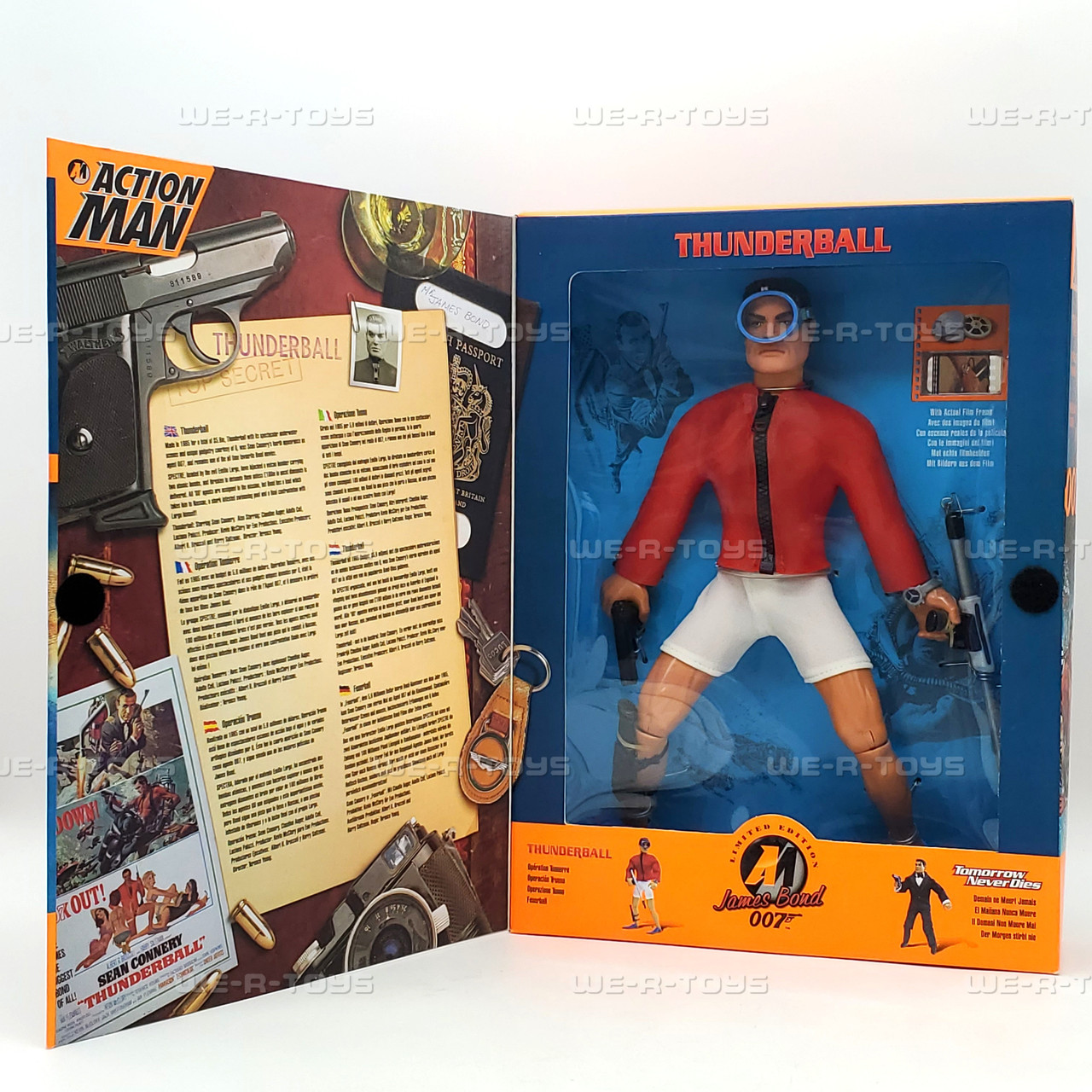 Action Man James Bond Agent 007 Thunderball Figure 1997 Hasbro