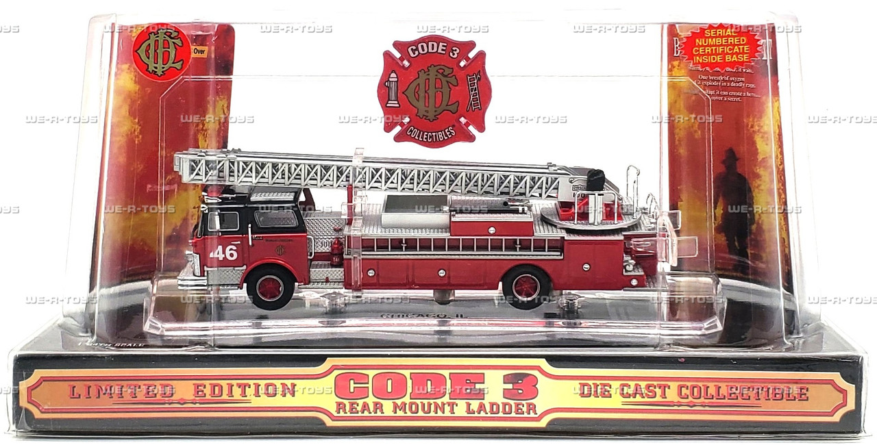 Code 3 Chicago Backdraft Mack CF Rear Mount Ladder L-46 2002 LE