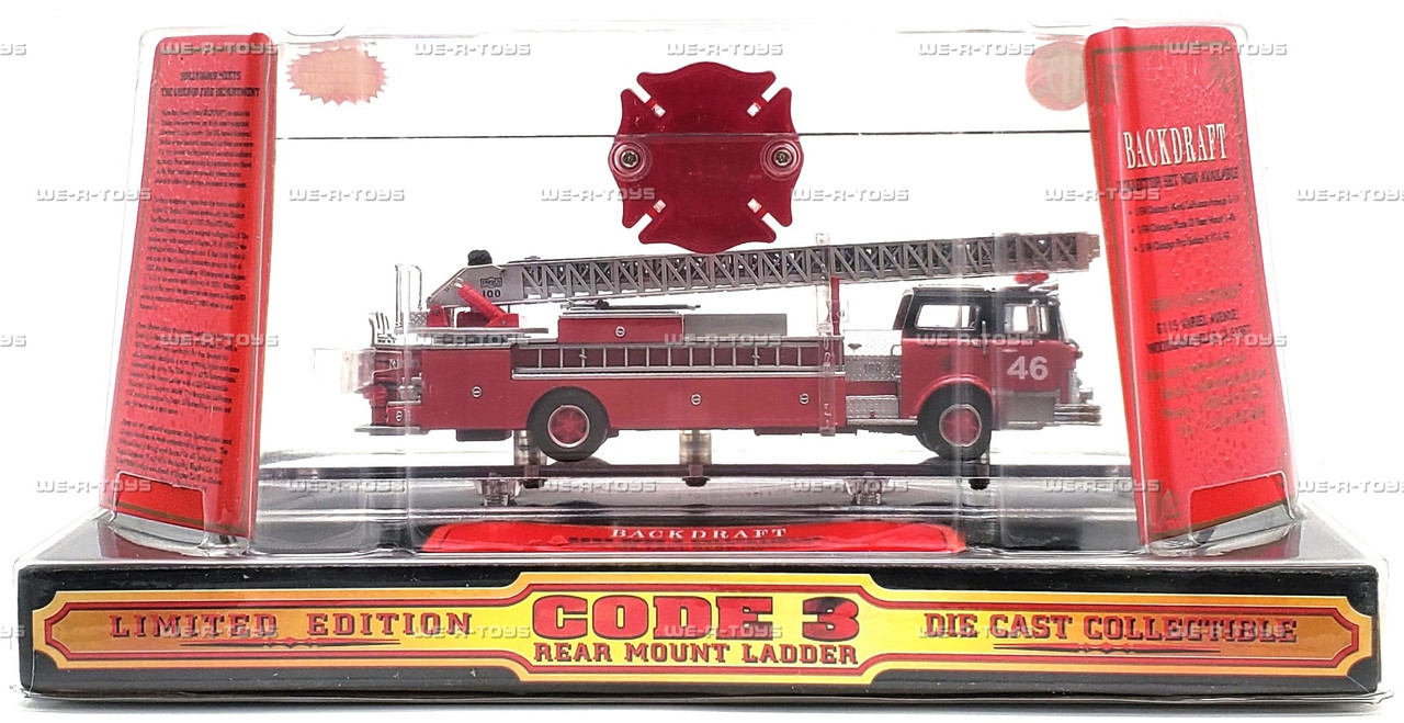 Code 3 Chicago Backdraft Mack CF Rear Mount Ladder L-46 2002 LE