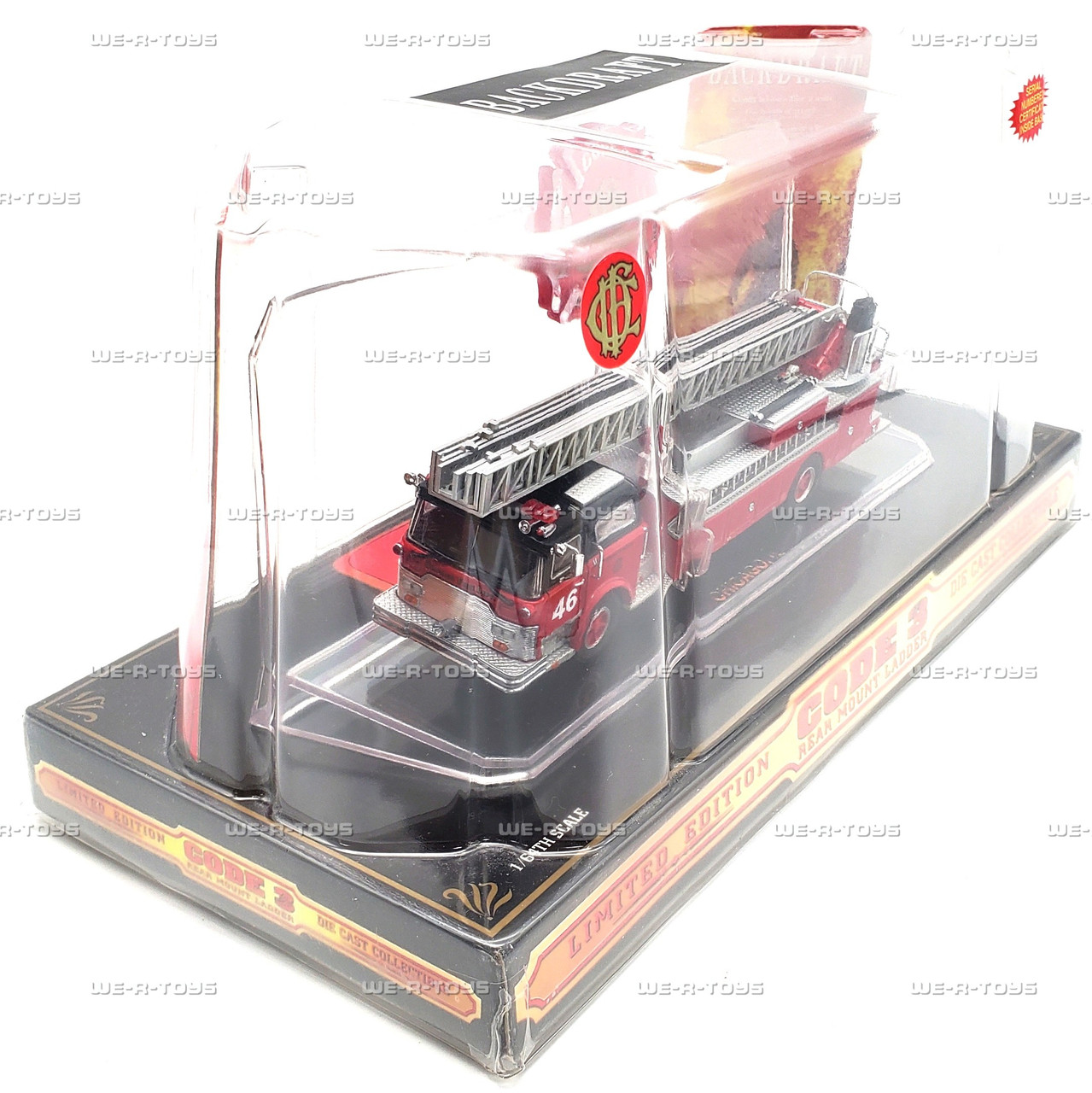 Code 3 Chicago Backdraft Mack CF Rear Mount Ladder L-46 2002 LE