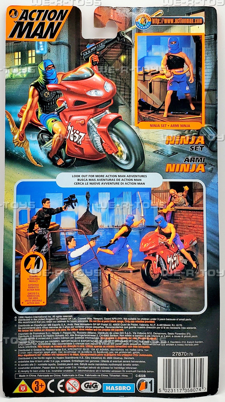 Action Man Ninja Set 1996 Hasbro 27870 - We-R-Toys
