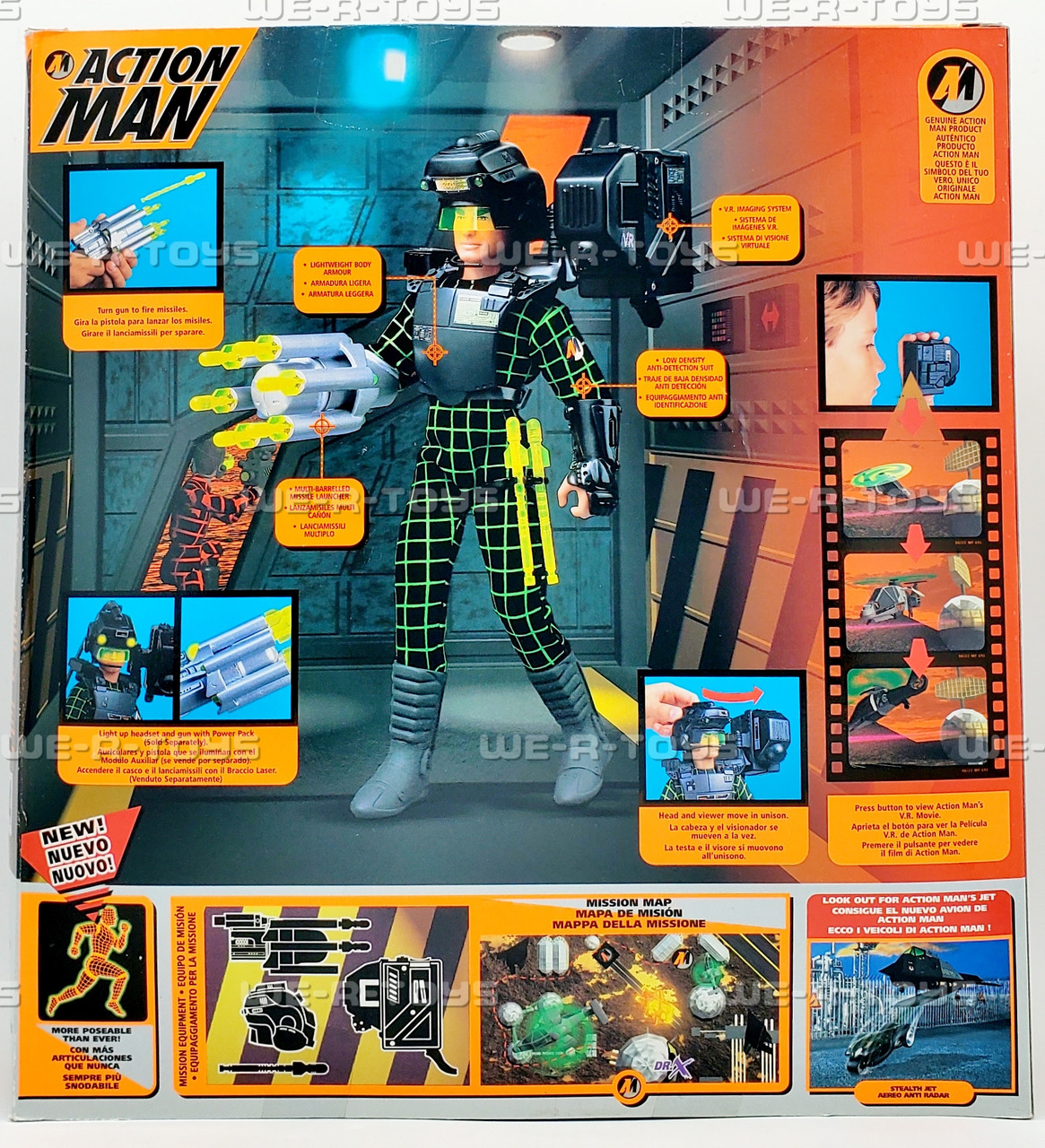 Action Man V.R. Warrior Action Figure 1995 Hasbro 27569 - We