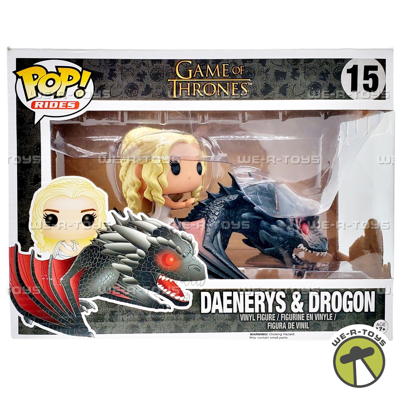 特撮 Funko - Figurine Game of Thrones - Drogon et Daenerys Pop Rides 15cm - 0849803072353 Amazon | Funko - Figurine Game of Thrones - Drogon et