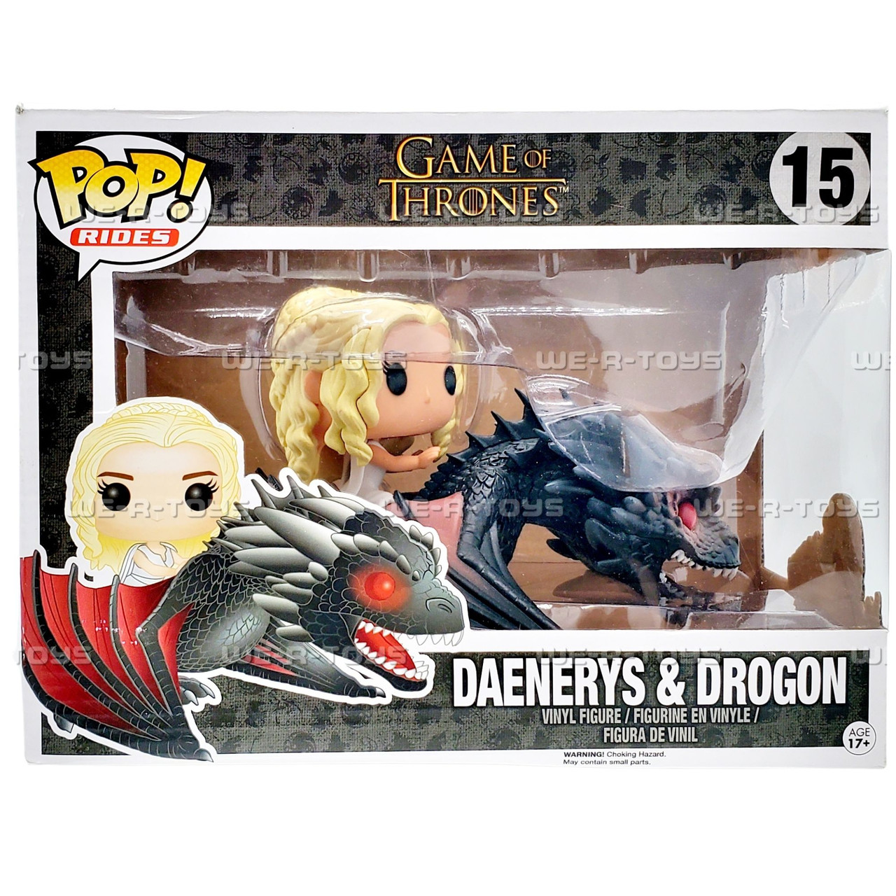 Funko POP Rides Game of Thrones 15 Daenerys and Drogon Vinyl