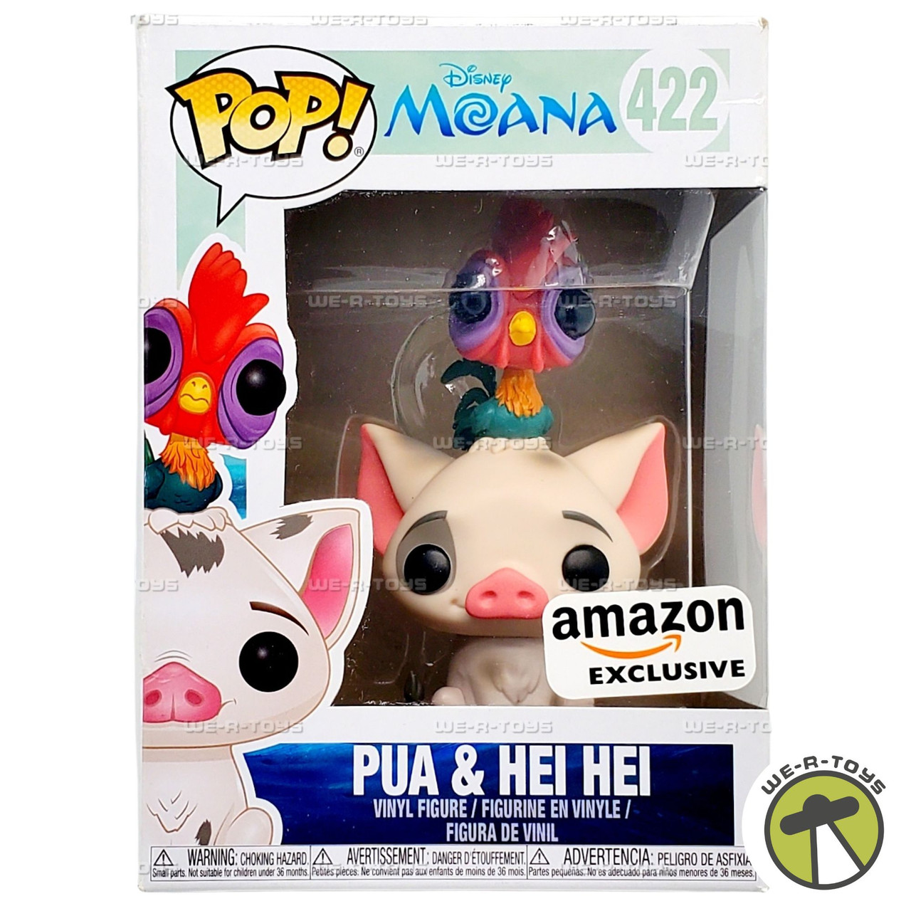 mo-a-na Funko POP Disney Moana Pua and Hei Hei 422 Vinyl Figure - We-R-Toys