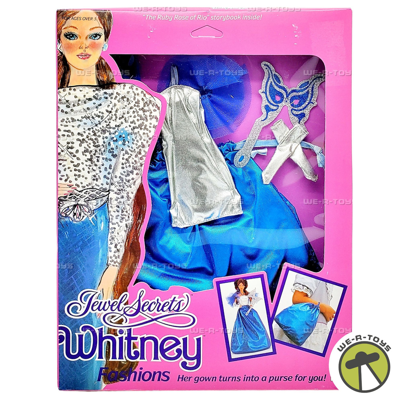 Barbie Jewel Secrets Whitney Fashions with Storybook 1986 Mattel