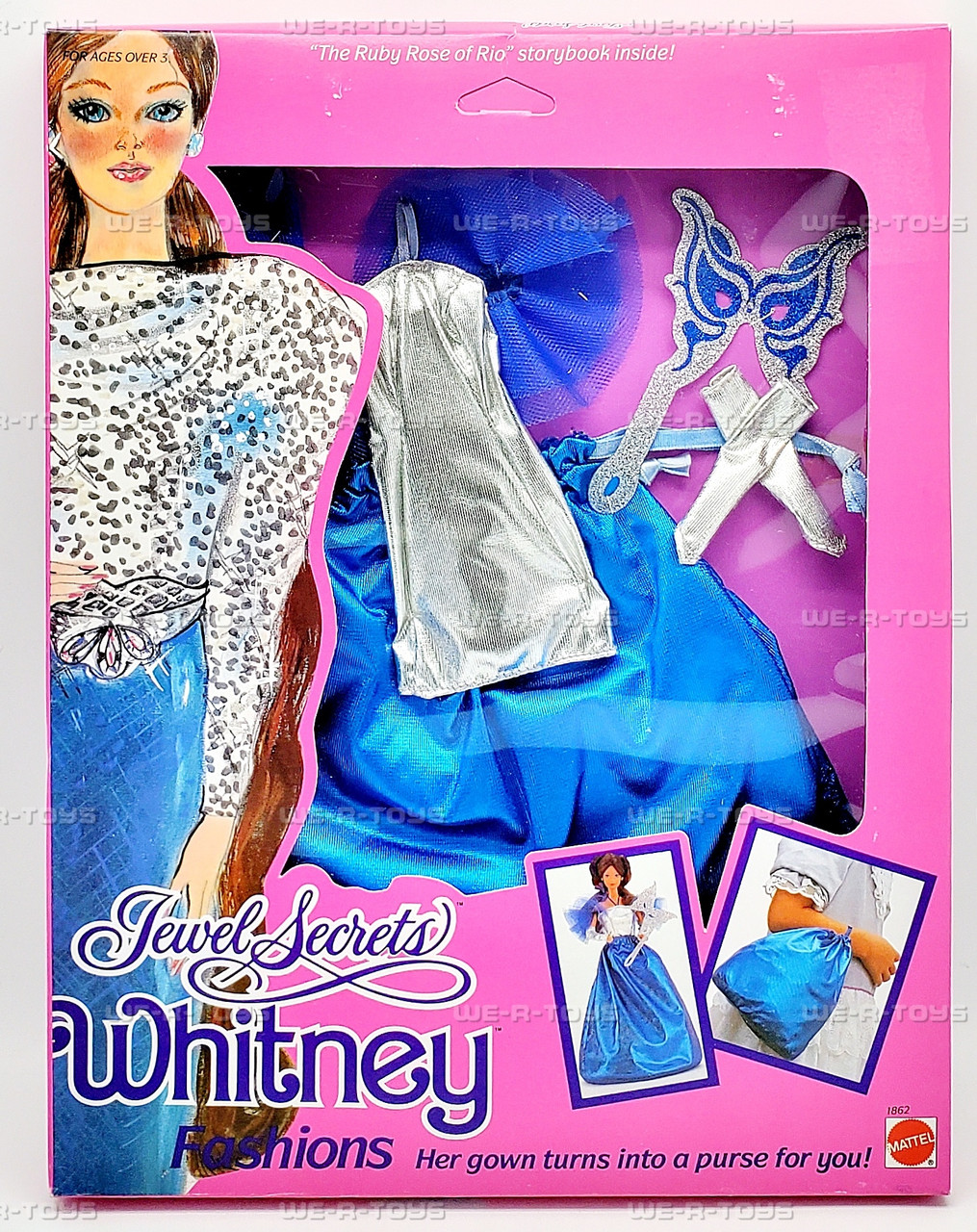 Barbie Jewel Secrets Whitney Fashions with Storybook 1986