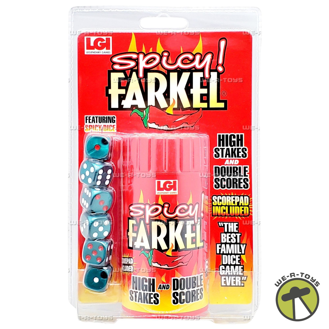 Spicy! Farkel Dice Game of High Stakes and Double Scores 2006 LGI