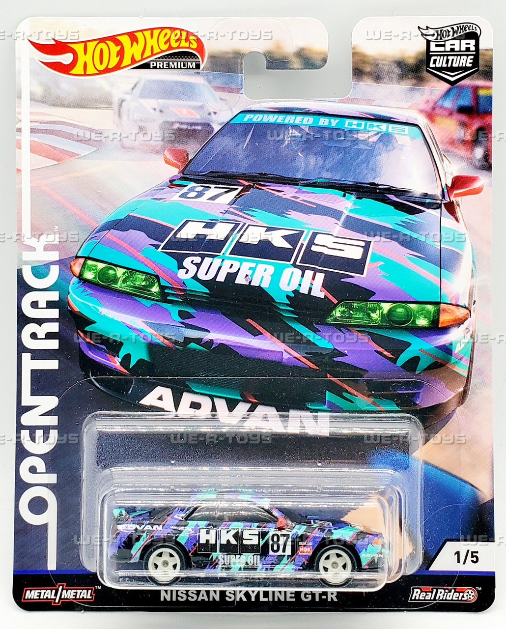 Hot Wheels Premium Car Culture Open Track Nissan Skyline GT-R 1/5