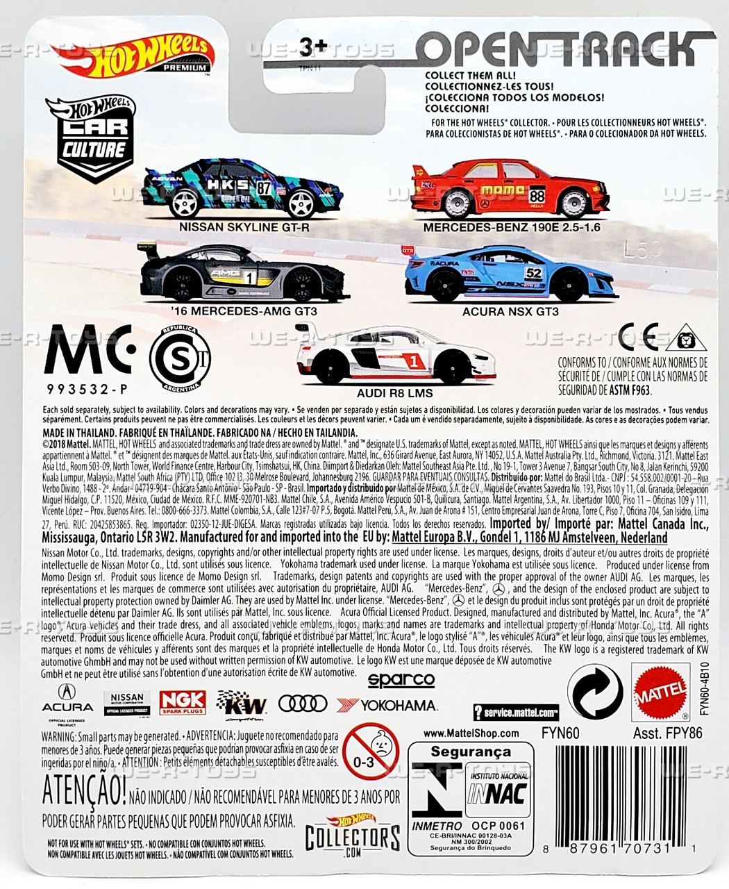 Hot Wheels Premium Car Culture Open Track Nissan Skyline GT-R 1/5