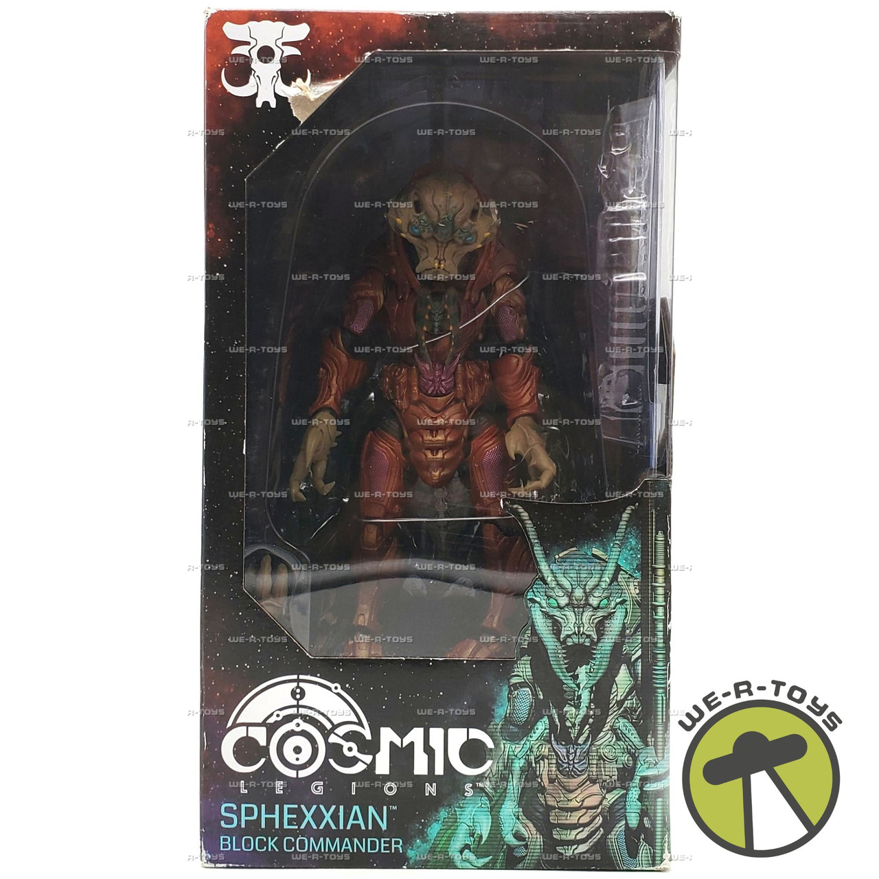 Cosmic Legions Sphexxian Block Commander Figure 2023 Four Horsemen 