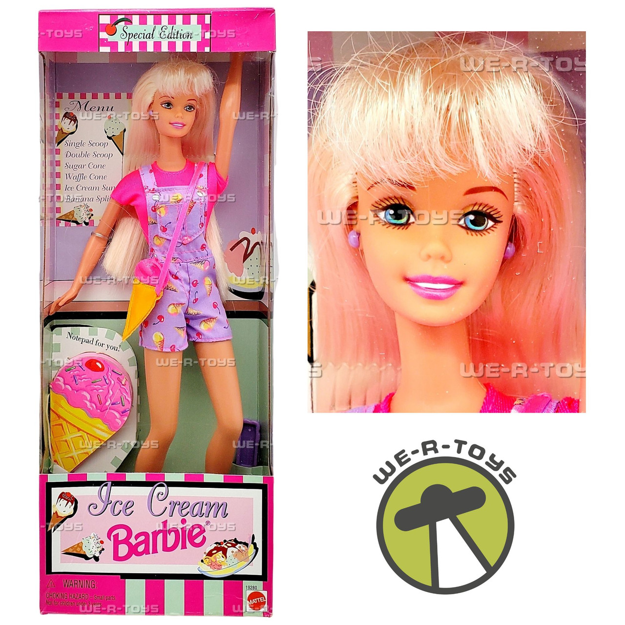 Ice Cream Barbie Doll 1997 Mattel 19280 We-R-Toys