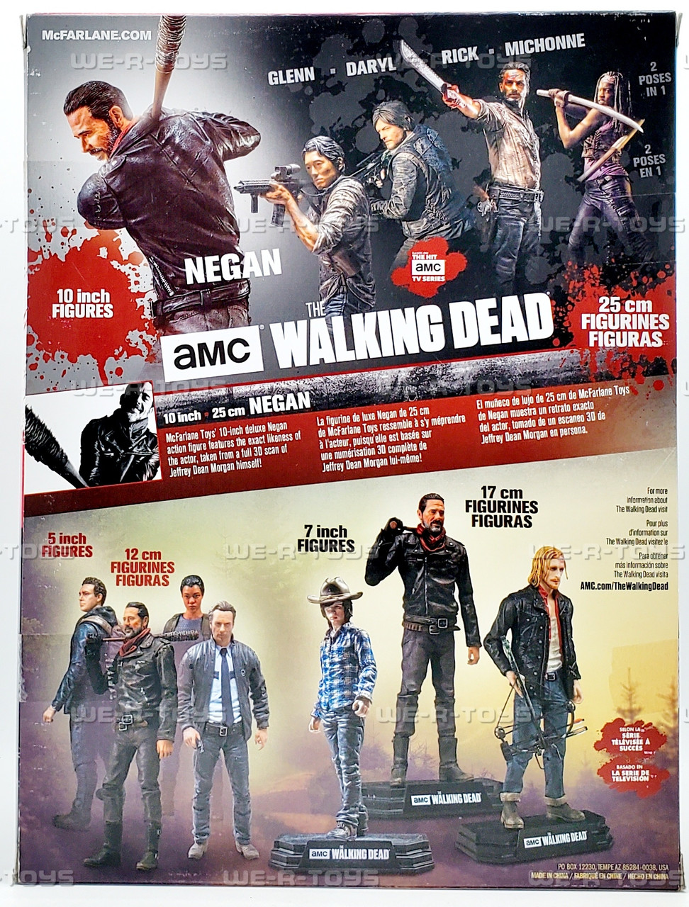 Negan the Walking Dead McFarlane Toys in doos Color Tops bloody