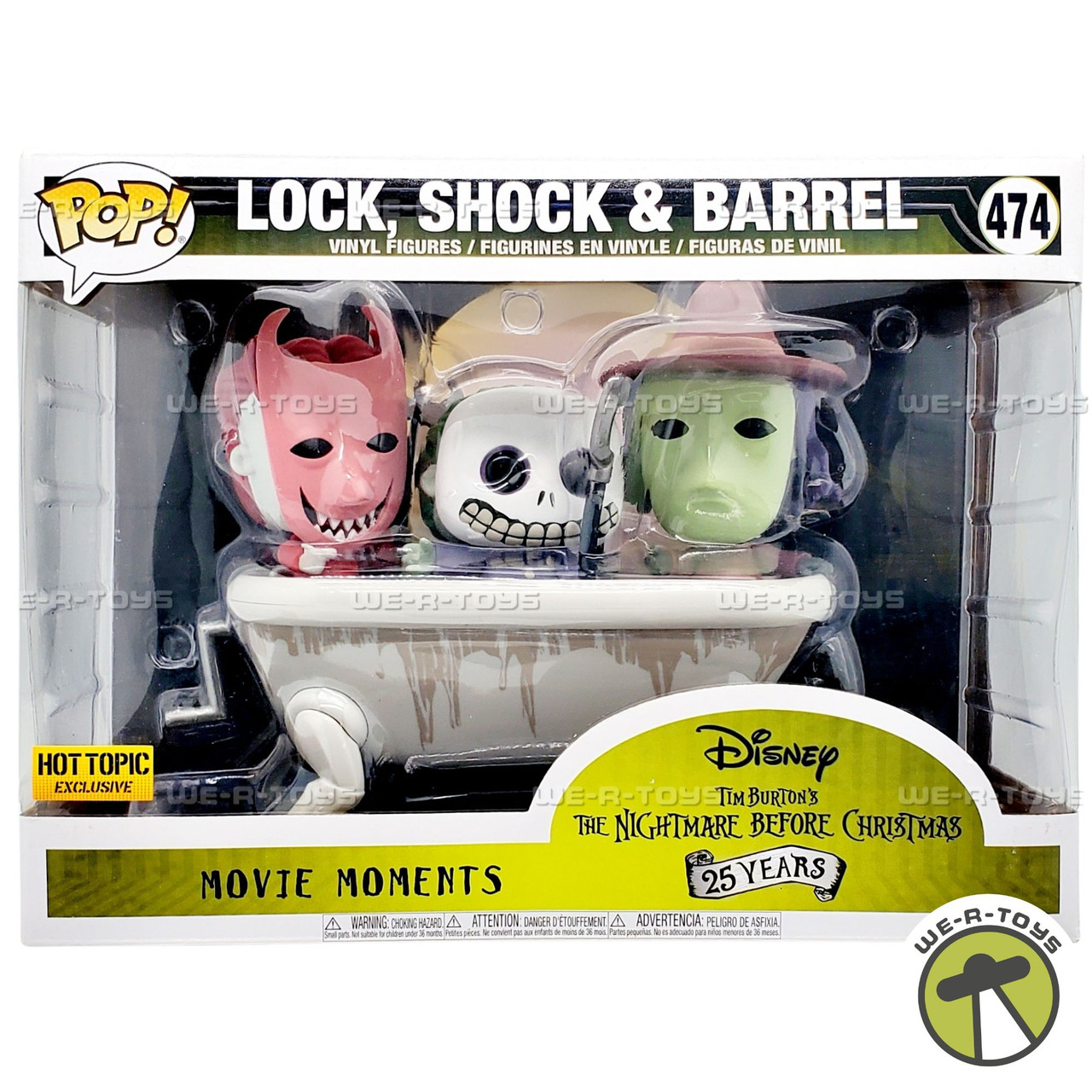 Funko POP The Nightmare Before Christmas Lock Shock Barrel 474