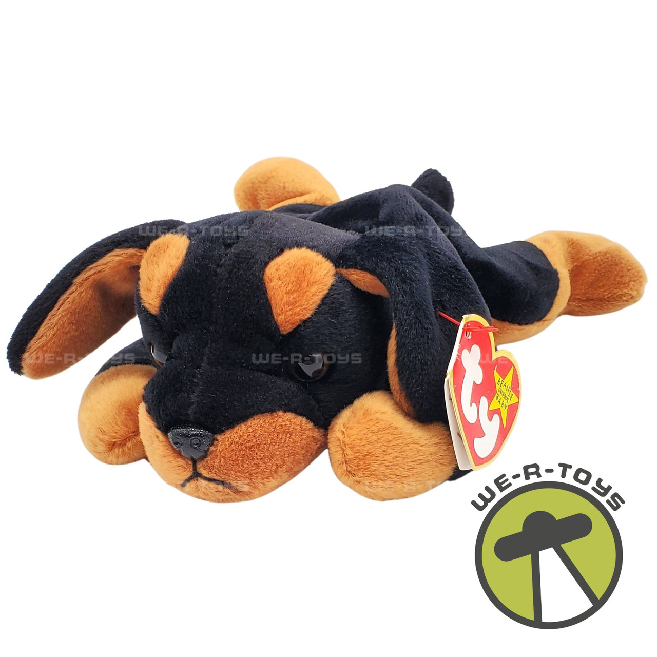 Ty Beanie Babies Doby the Doberman Plush 1996 - We-R-Toys
