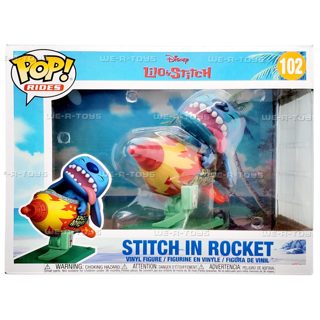 Funko POP Rides Disney Lilo & Stitch Stitch in Rocket 102 Vinyl