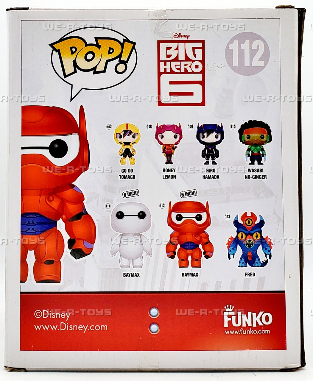 Funko POP! Disney Big Hero 6 Baymax 112 Vinyl Figure - We-R-Toys