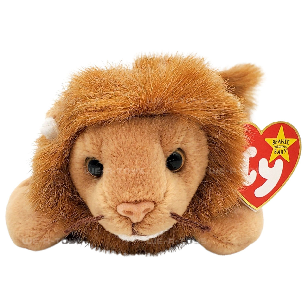 Ty Beanie Babies Roary the Lion Plush 1996 - We-R-Toys
