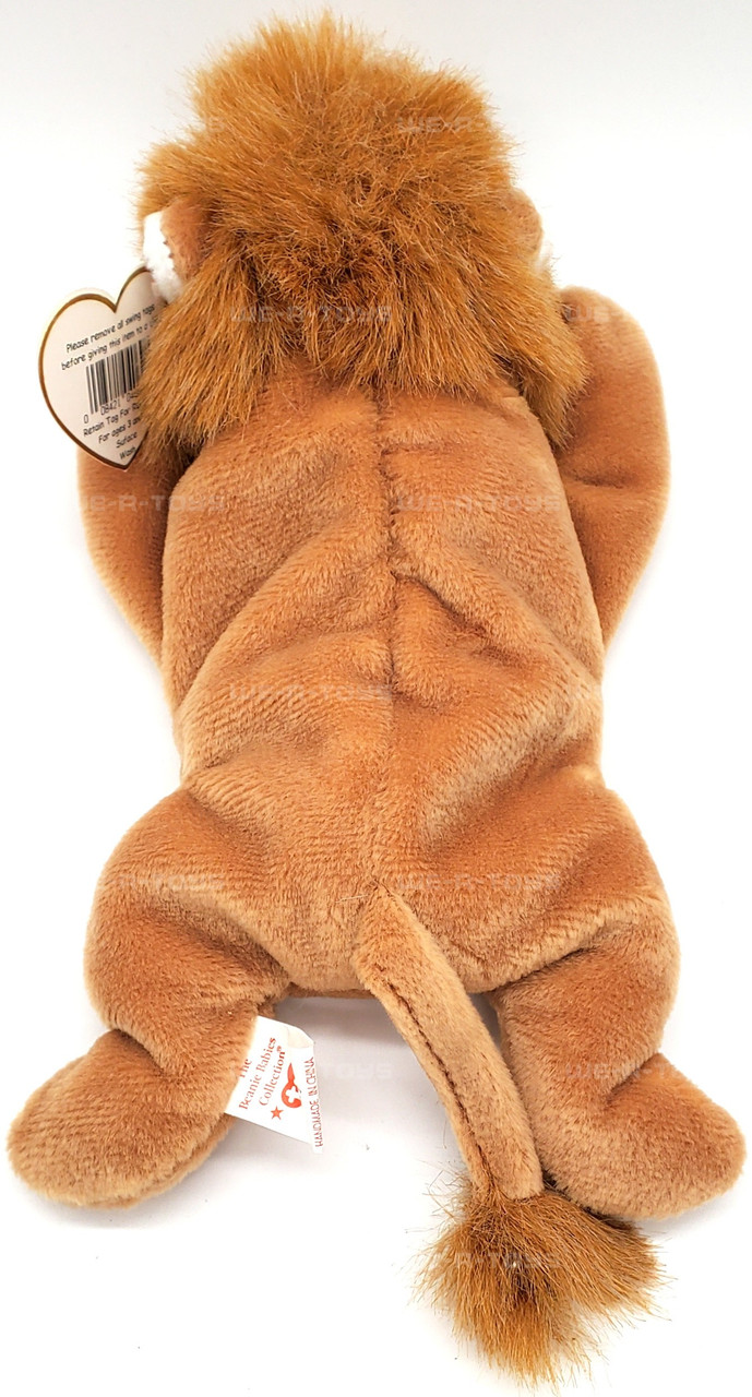 Ty Beanie Babies Roary the Lion Plush 1996 - We-R-Toys