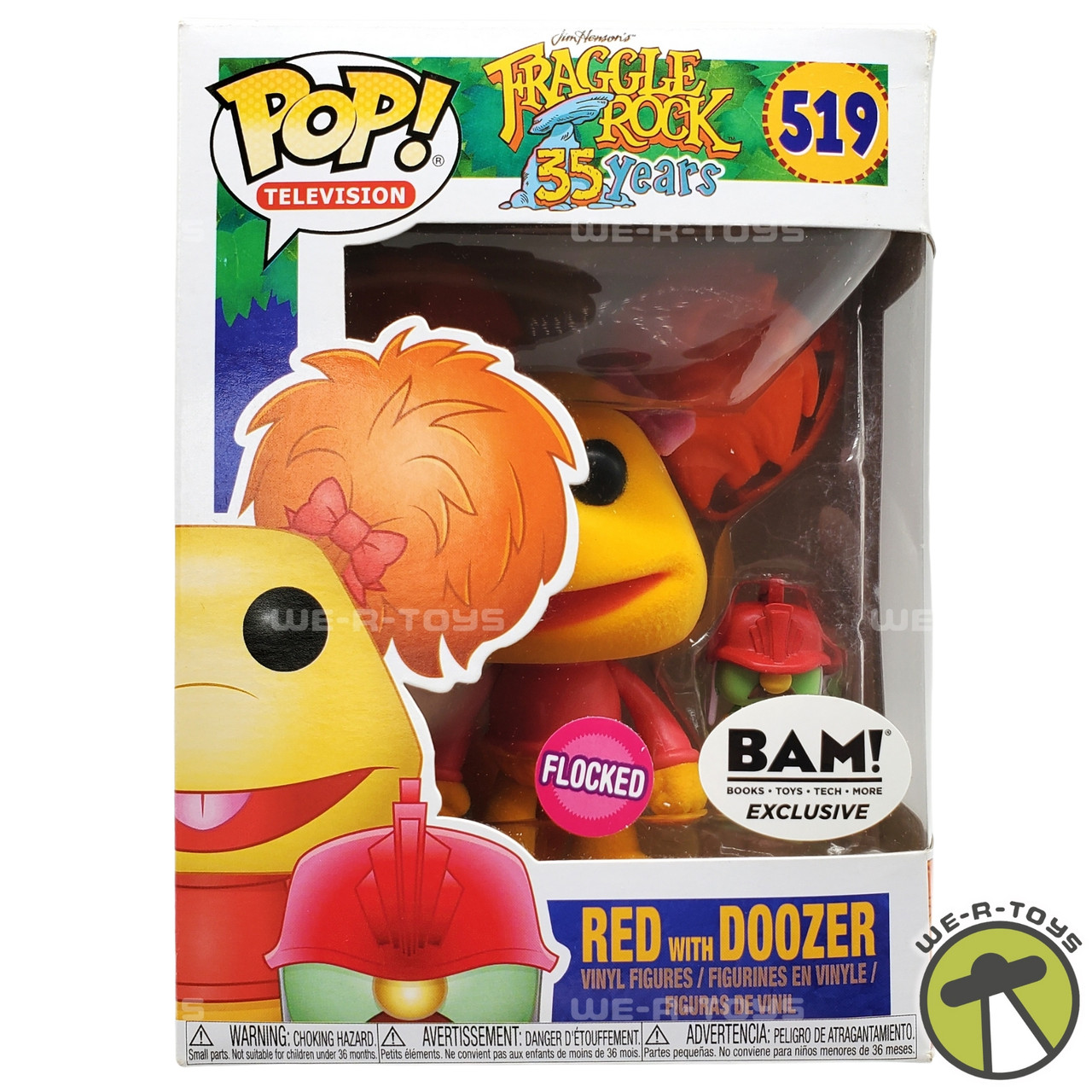 Funko Pop! Television Fraggle Rock 519 Red with Doozer Flocked