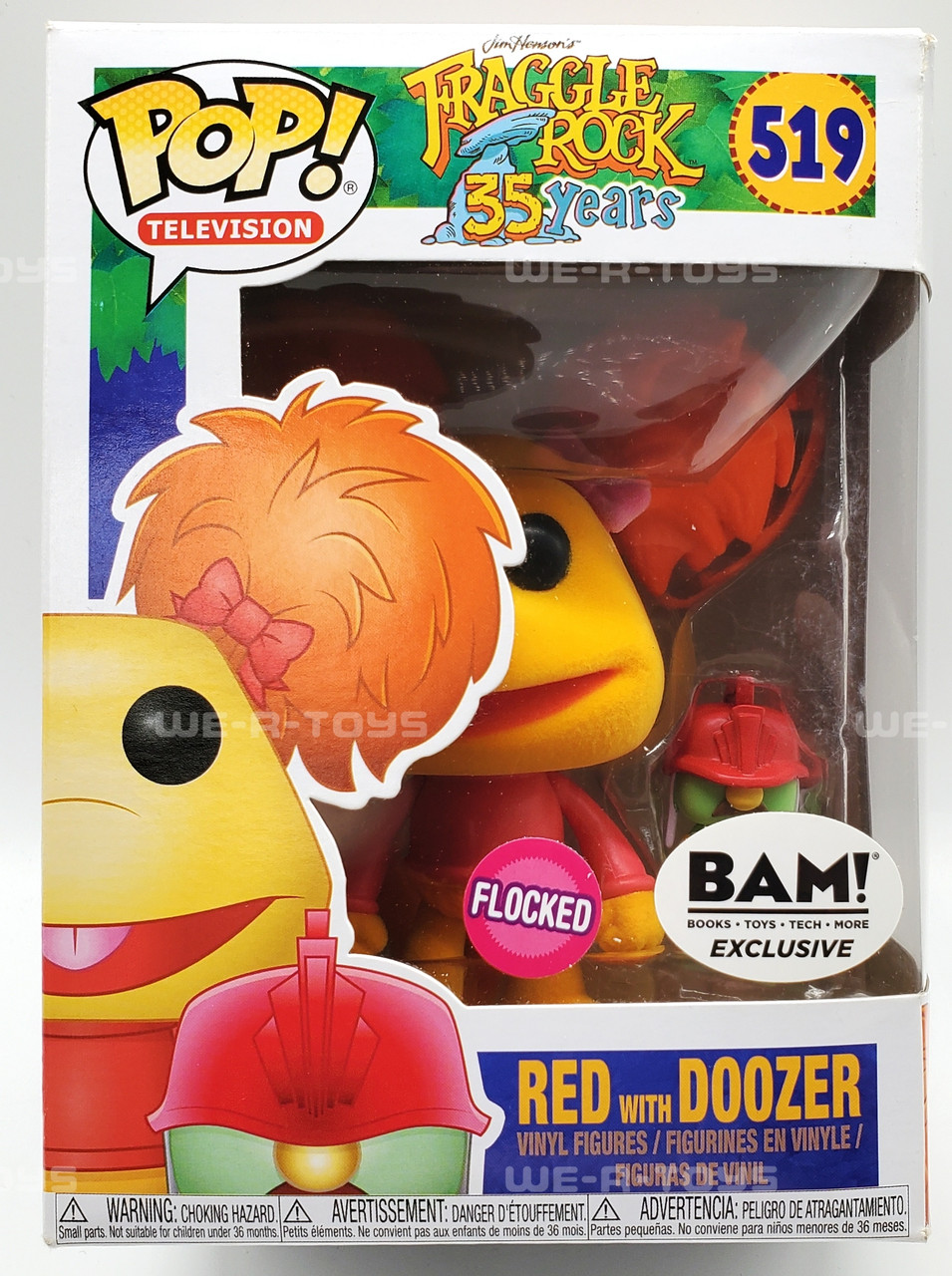 Funko Pop! Television Fraggle Rock 519 Red with Doozer Flocked