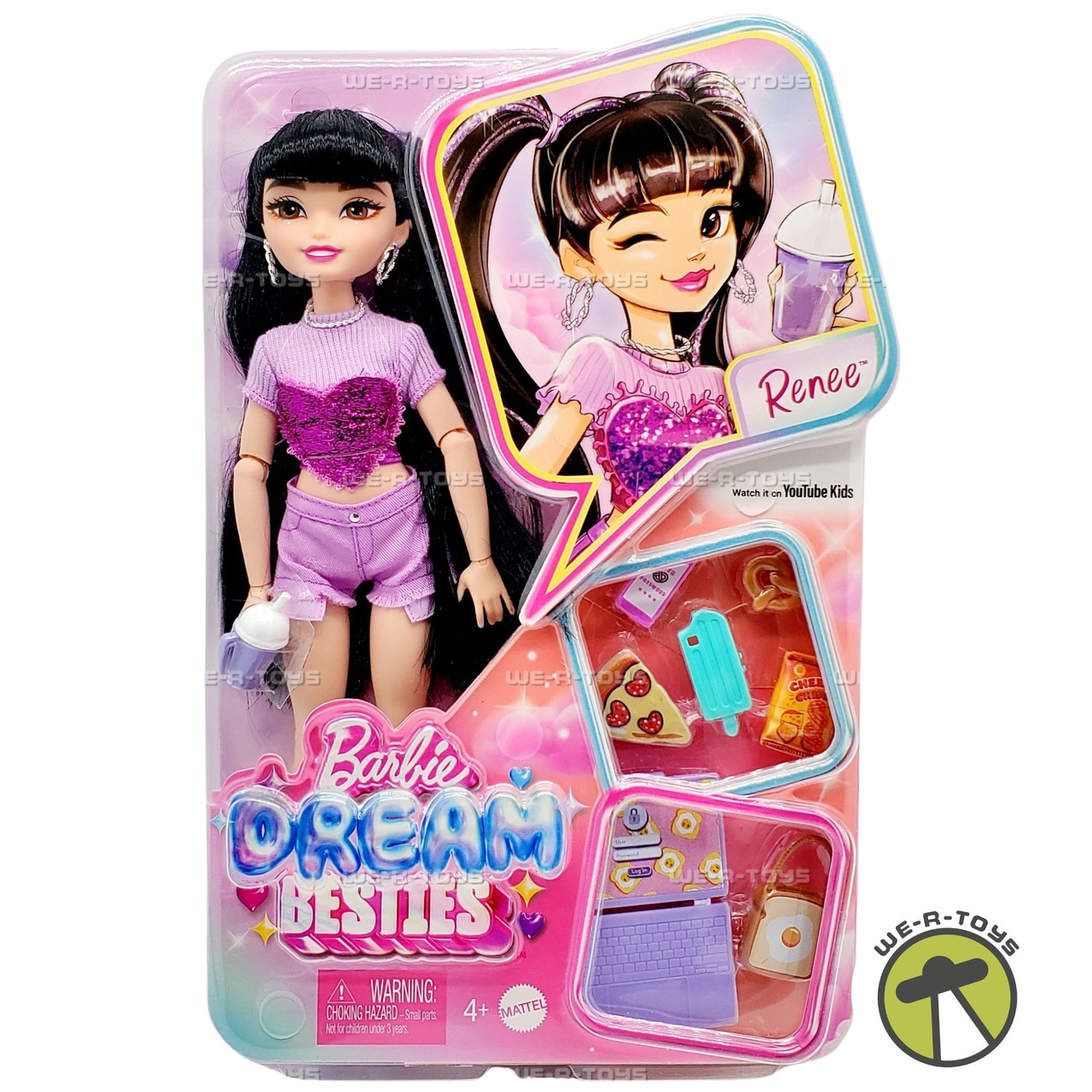Barbie Dream Besties Renee Doll and Accessories 2024 Mattel HYC24