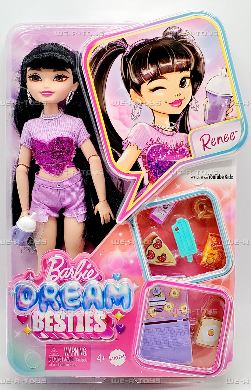 Barbie Dream Besties Renee Doll and Accessories 2024 Mattel HYC24