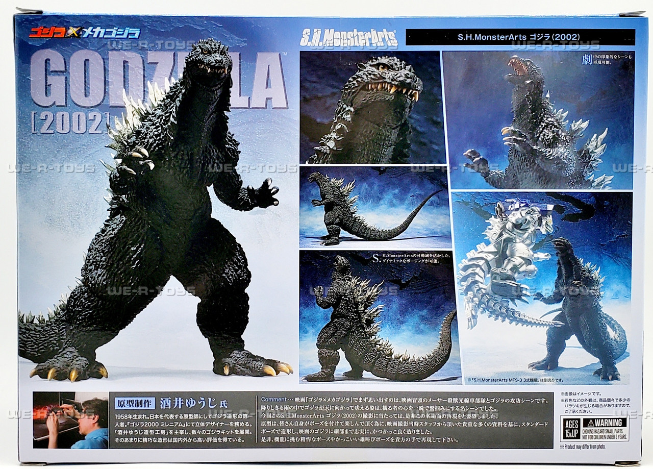 S.H.MonsterArts Godzilla 2002 Action Figure Bandai Spirits