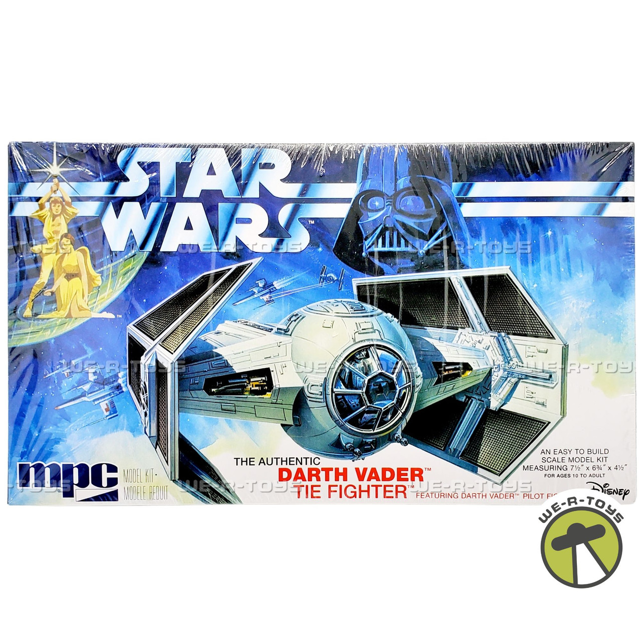 MPC Star Wars A New Hope Darth Vader Tie Fighter 1:32 Scale Model