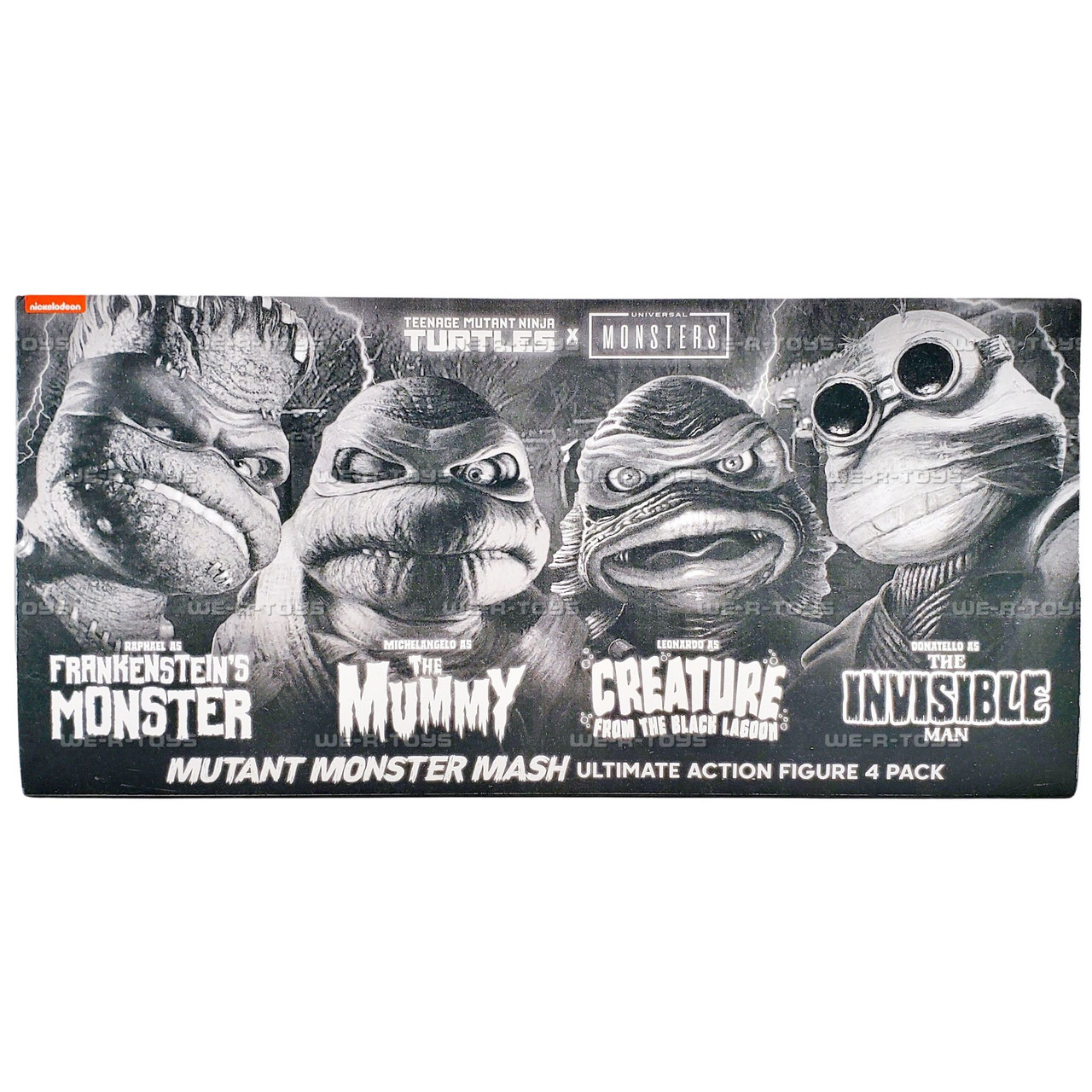 NECA Universal Monsters/Teenage Mutant Ninja Turtles 4 Piece